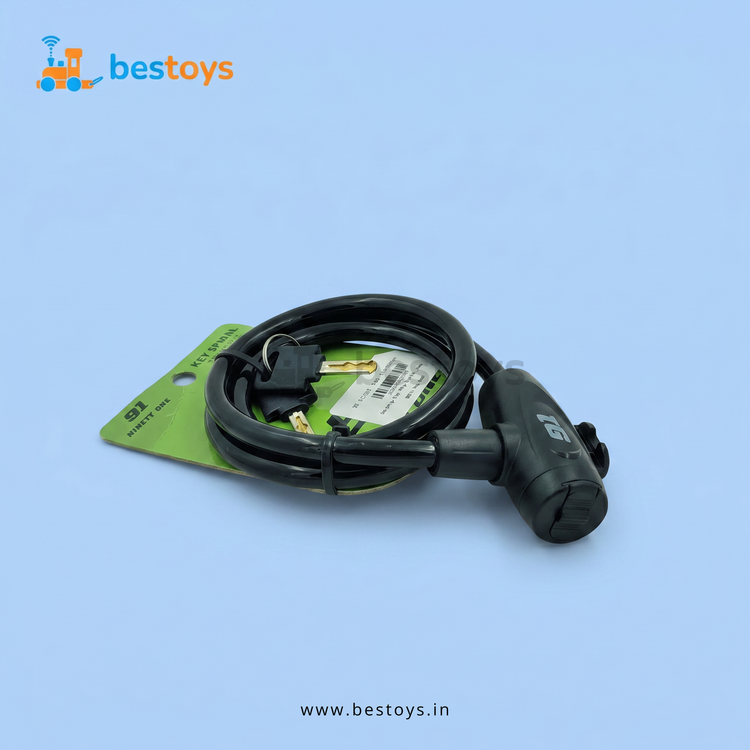 Bicycle Steel Cable Lock with 2 Keys