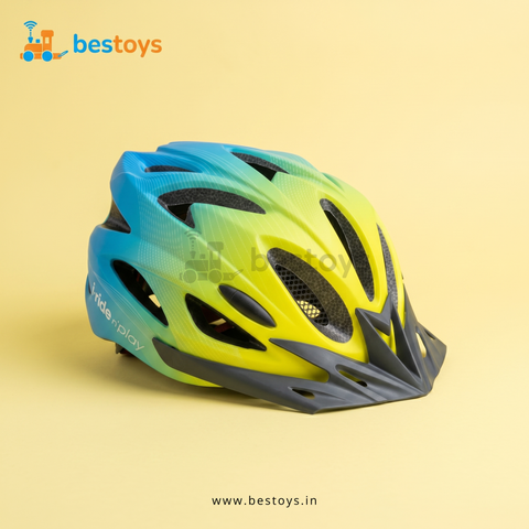 Bicycle Safety Helmet with Adjustable Strap & Sun Visor