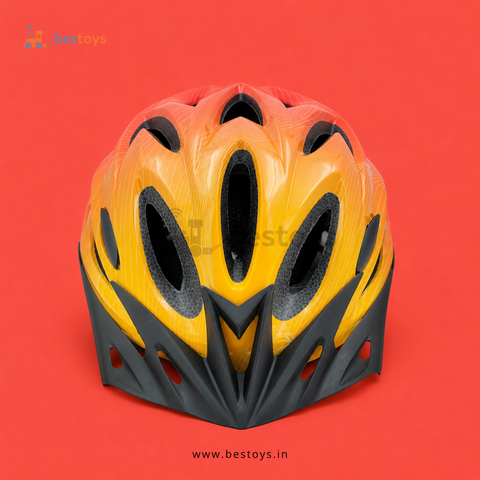 Bicycle Safety Helmet with Adjustable Strap & Sun Visor