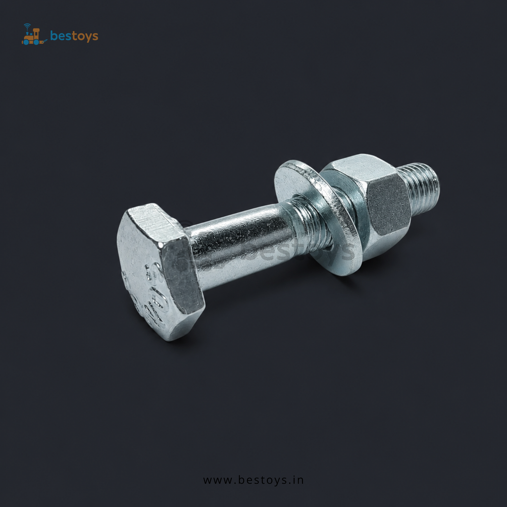 Bicycle Seat Pillar Bolt with Nut & Washer – Cycle Saddle Clamp Bolt