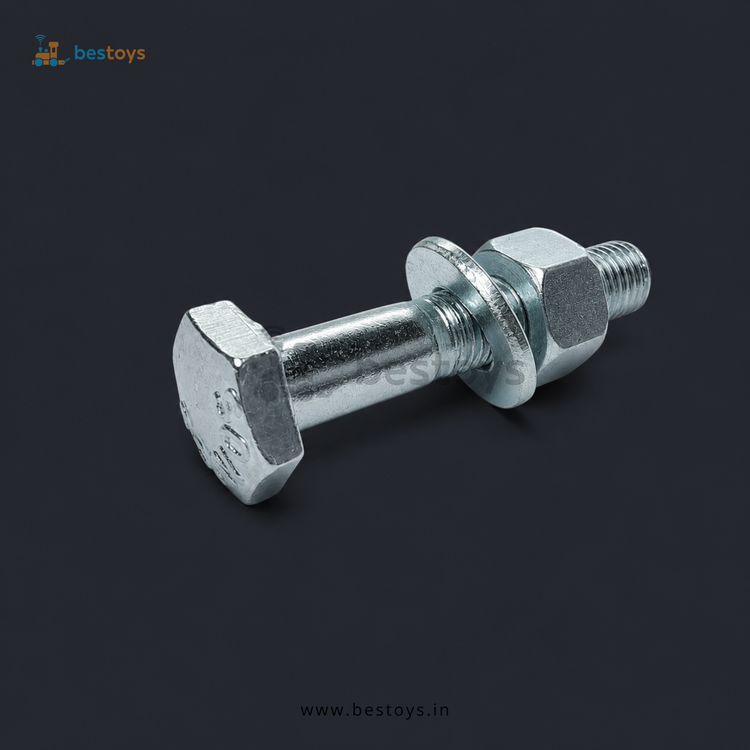 Bicycle Seat Pillar Bolt with Nut & Washer – Cycle Saddle Clamp Bolt