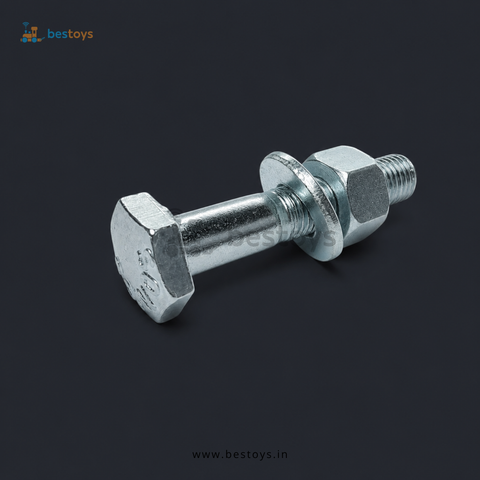 Bicycle Seat Pillar Bolt with Nut & Washer – Cycle Saddle Clamp Bolt