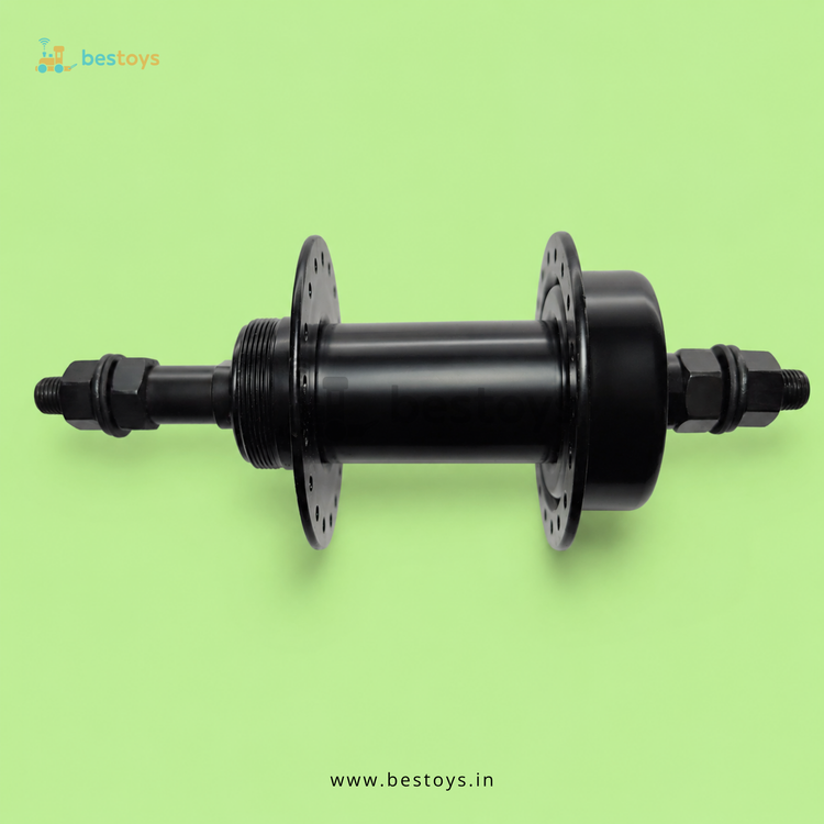 Bicycle Rear Hub 36 Hole with Freewheel Thread – Steel Axle Hub for Geared Bikes