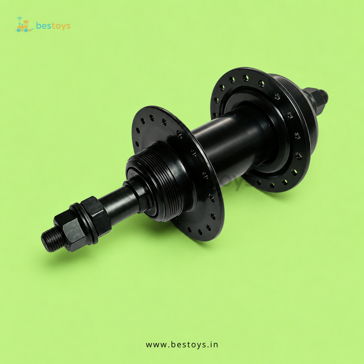 Bicycle Rear Hub 36 Hole with Freewheel Thread – Steel Axle Hub for Geared Bikes