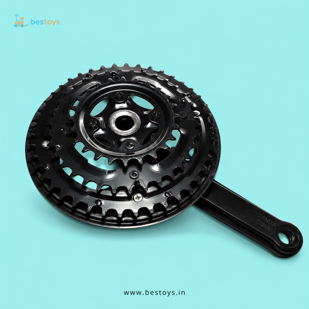 Bicycle  Triple Speed Gear Crankset 24/34/42T with Chain Guard