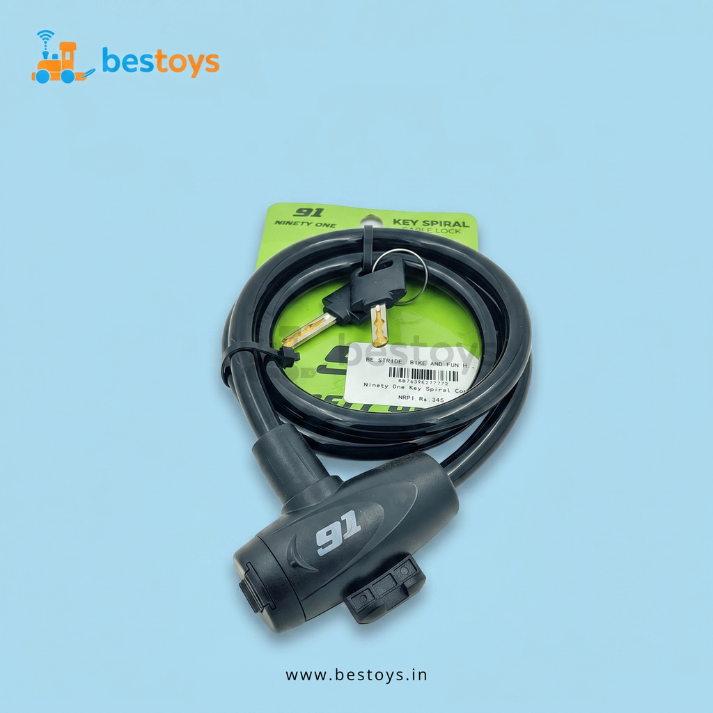 Bicycle Steel Cable Lock with 2 Keys