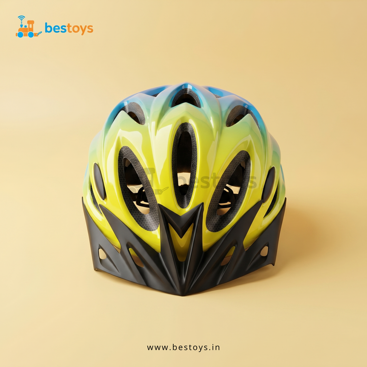 Bicycle Safety Helmet with Adjustable Strap & Sun Visor