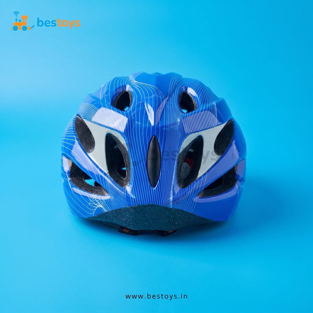 Bicycle Safety Helmet with Adjustable Strap & Sun Visor