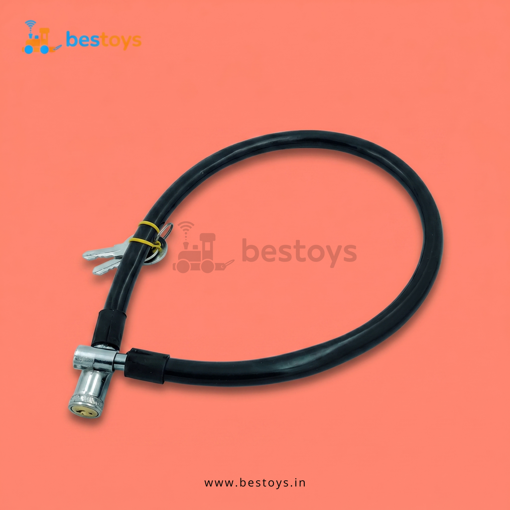 Bicycle Cable Lock with Keys – Anti-Theft Security Lock