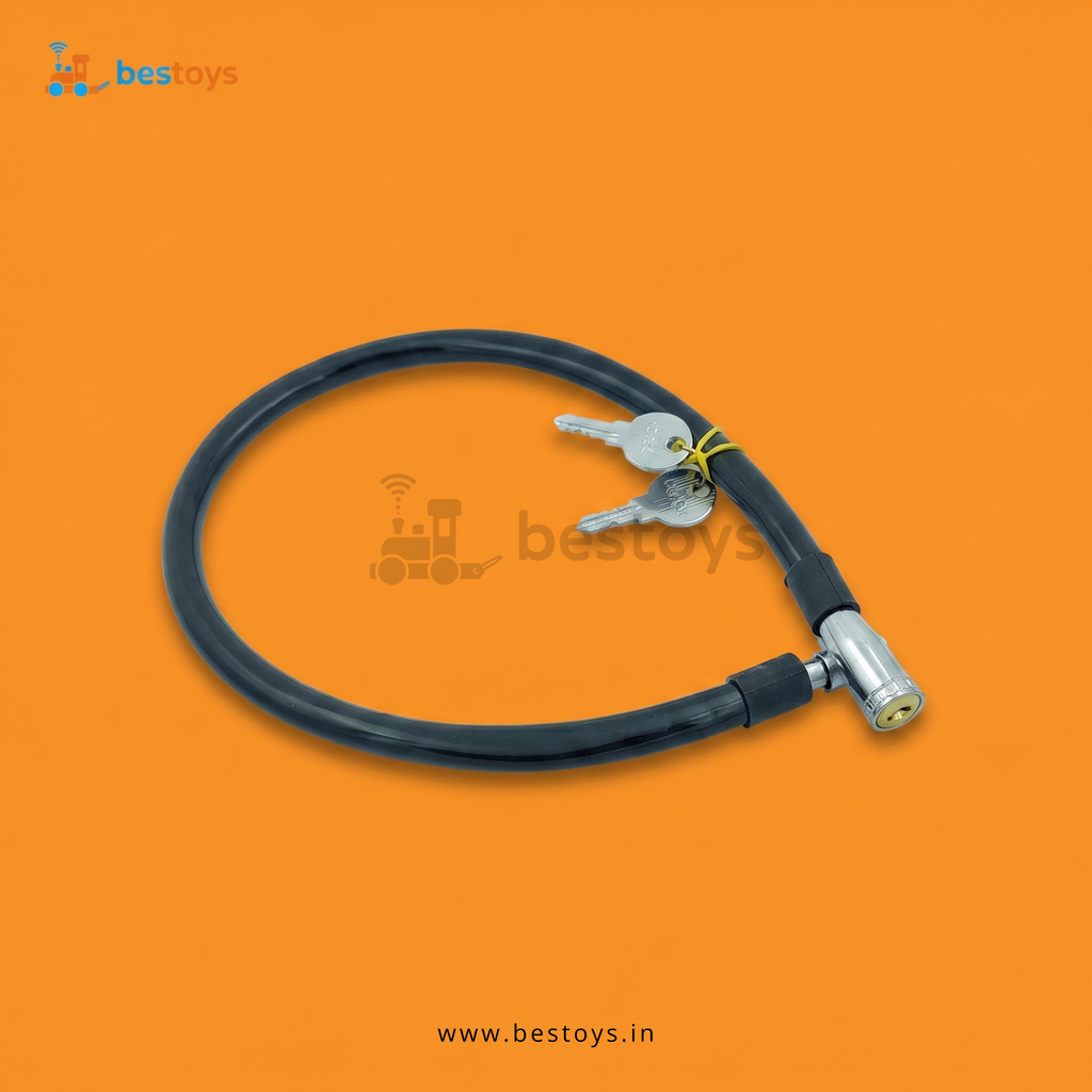 Bicycle Cable Lock with Keys – Anti-Theft Security Lock