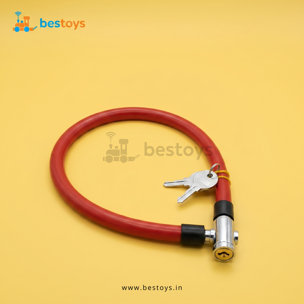 Bicycle Cable Lock with Keys – Anti-Theft Security Lock