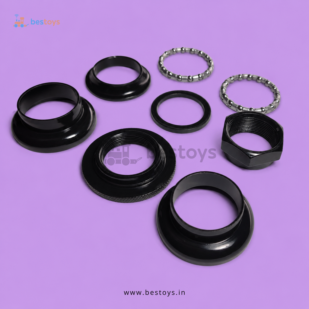 Bicycle Threaded Headset Set – 1 Inch Steering Bearing Kit (Complete)