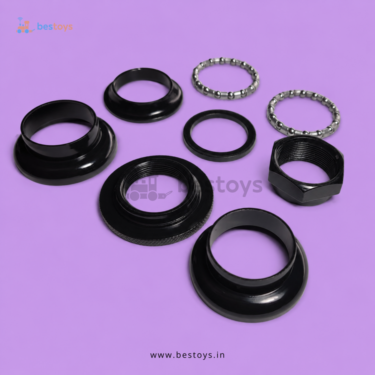 Bicycle Threaded Headset Set – 1 Inch Steering Bearing Kit (Complete)