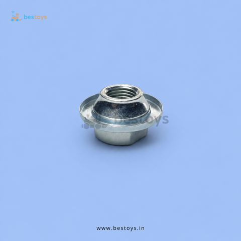 Bicycle Hub Cone Nut with Dust Shield Washer – Front/Rear Wheel Axle Lock Nut