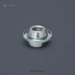 Bicycle Hub Cone Nut with Dust Shield Washer – Front/Rear Wheel Axle Lock Nut