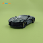 6. Bugatti La Voiture Noire 3D Frame Diecast Model Car – Luxury Hypercar Shadow Box Wall Display Art, Automotive Collectible Decor for Home, Garage & Office (Black)