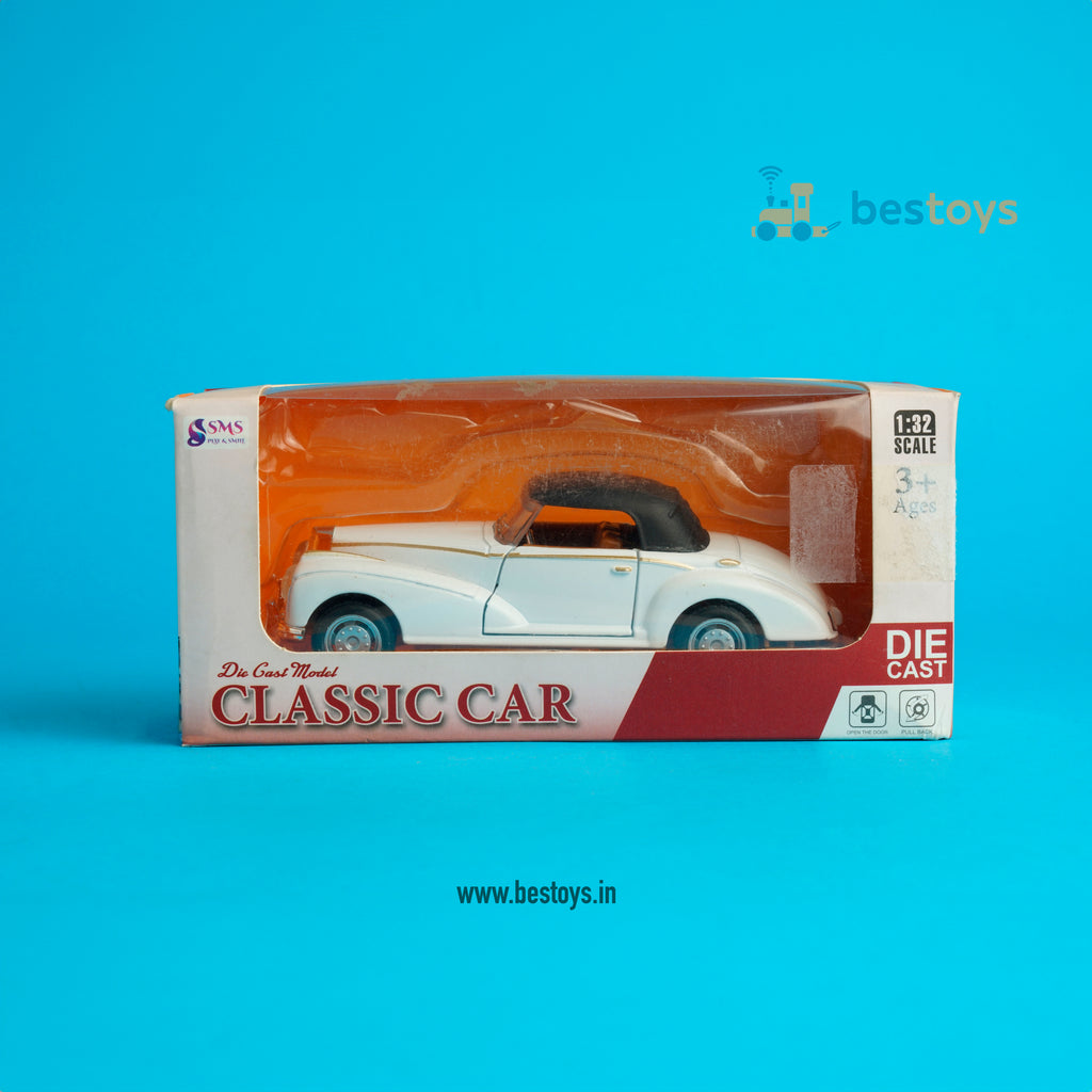 Classic Car | Model Die Cast-Metal [1:32] | Side Door | Pull Back Series