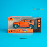 Defender-Orange Model Die Cast-Metal [1:32] | Side Door | Pull Back