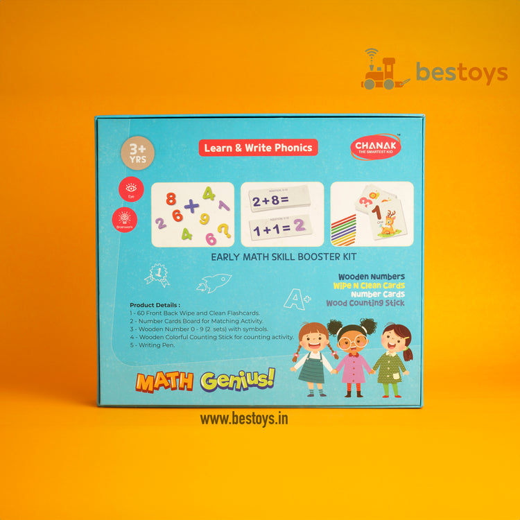 Math Genius | Learn & Write Phonics | Early Math Skill Booster Kit