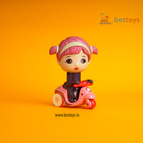 Cycling Girl- Cute Toy | Smart Toy | Pink