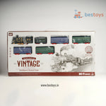 Classic Track Train| DIY Vintage Train 21 pcs | Box Size: 34cmX6cmX64cm