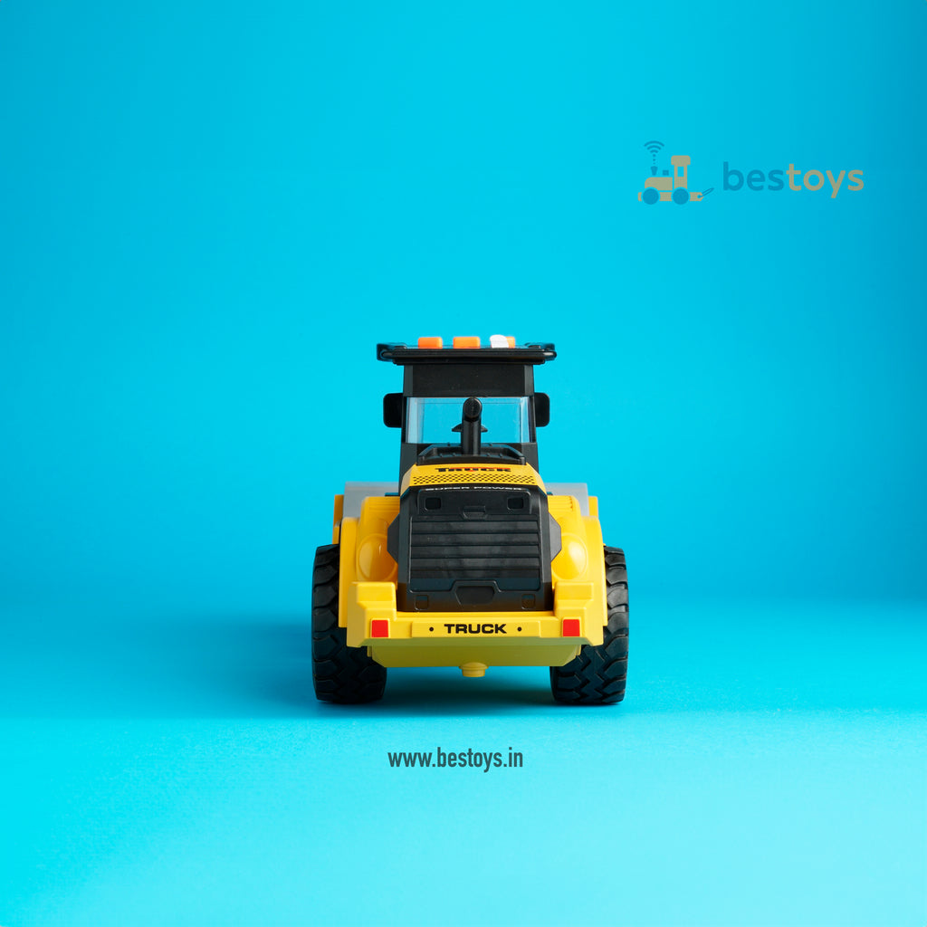 Engineering Truck-Road Roller | Smart toy | Music & Sound | Inertia Car series - Box Size: 13cmX29cmX12cm