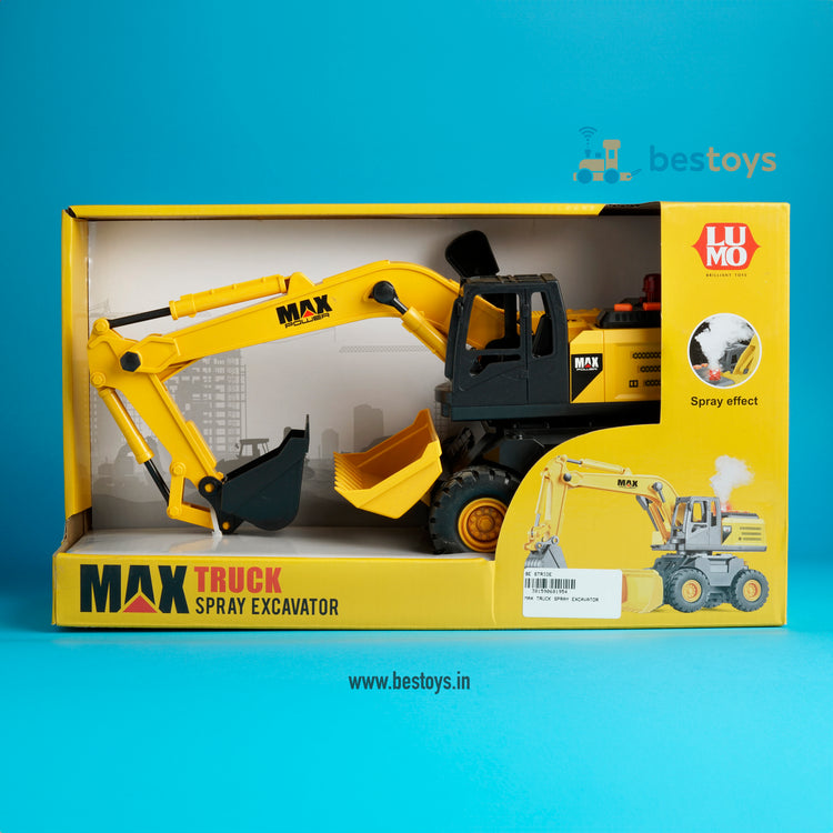 Electric Excavator Truck with Light & Music-Manual ARM Swing - Box Size: 19cmX35cmX14cm