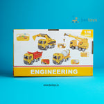 Engineering Truck-Excavator Super Truck King | Smart toy | Music & Sound | Inertia Car series-Box Size: 14cmX25cmX8cm