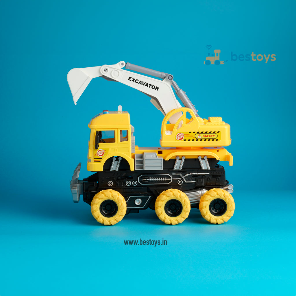 Engineering Truck-Excavator | Smart toy | Music & Sound | Inertia Car series