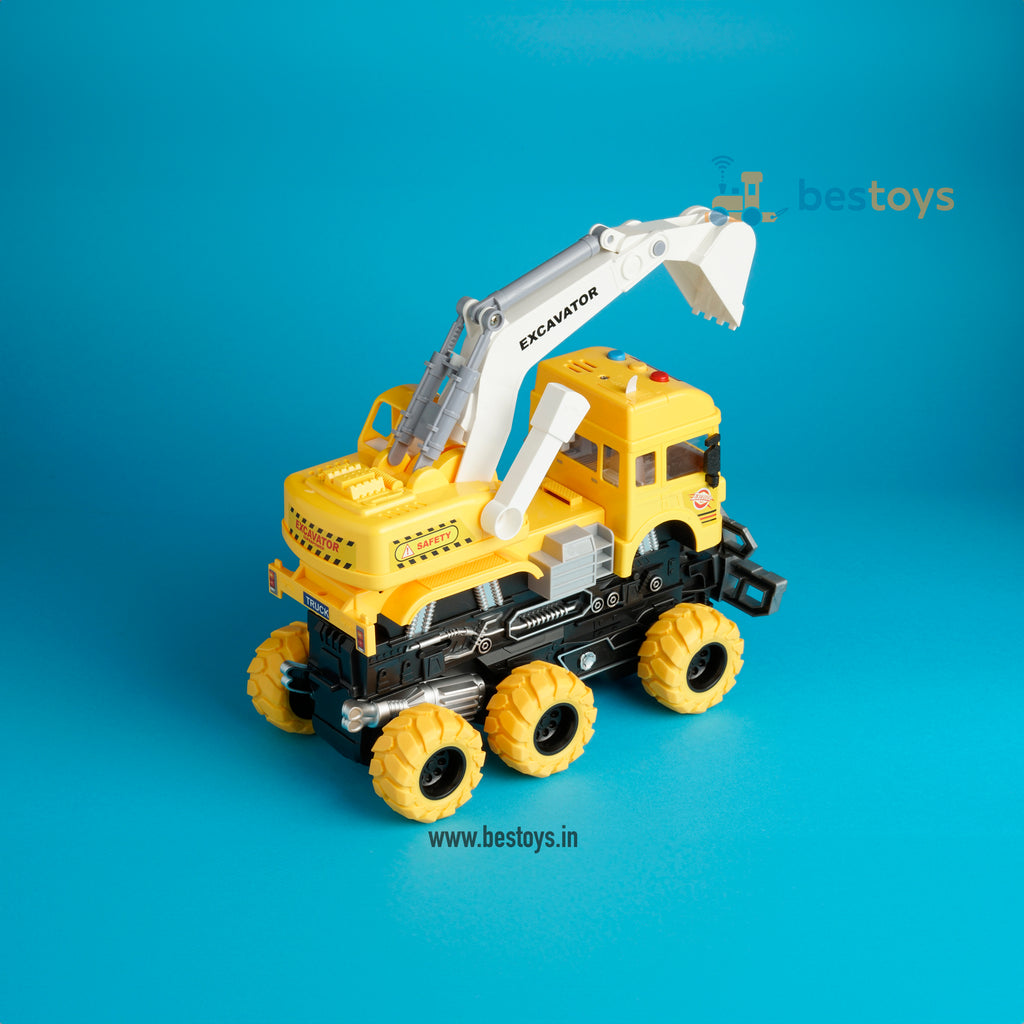 Engineering Truck-Excavator | Smart toy | Music & Sound | Inertia Car series