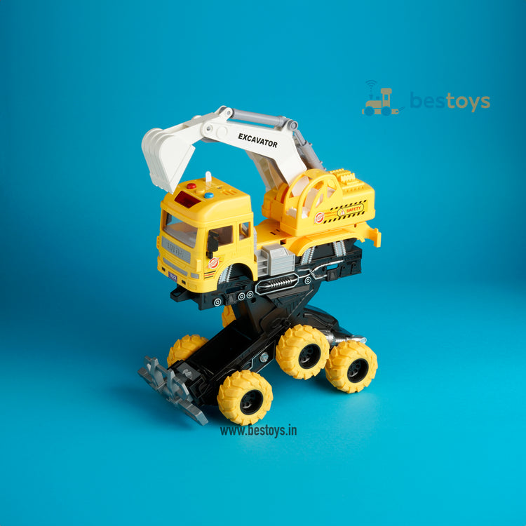 Engineering Truck-Excavator | Smart toy | Music & Sound | Inertia Car series