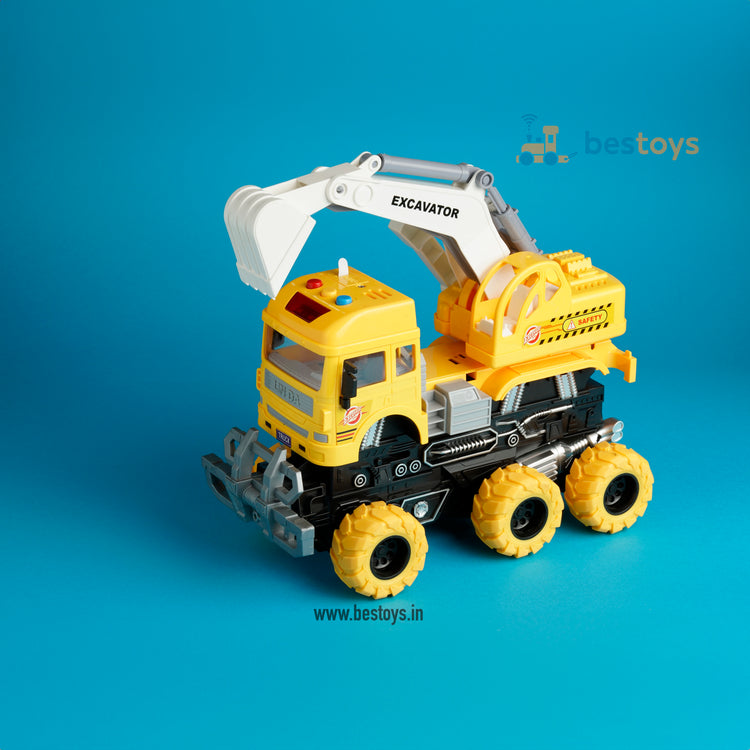 Engineering Truck-Excavator | Smart toy | Music & Sound | Inertia Car series