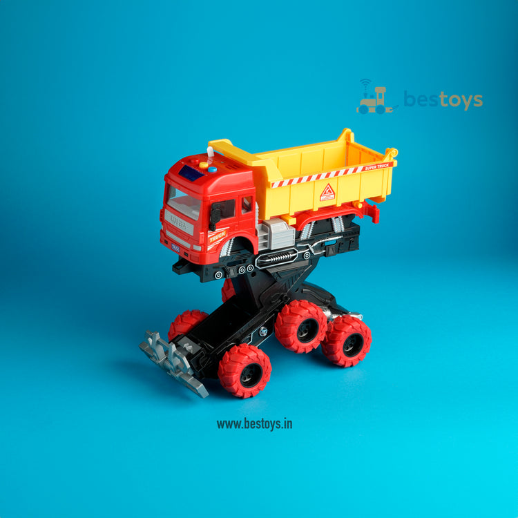 Engineering Truck-City Service Deform Truck | Smart toy | Music & Sound | Inertia Car series