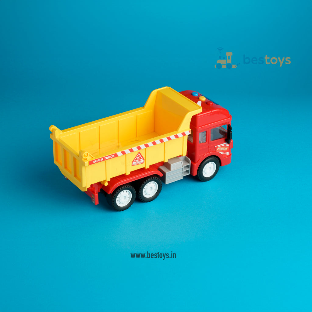 City Service Truck Series | Inertia Transport | Light & Sound-Box Size: 10cmX23cmX8cm