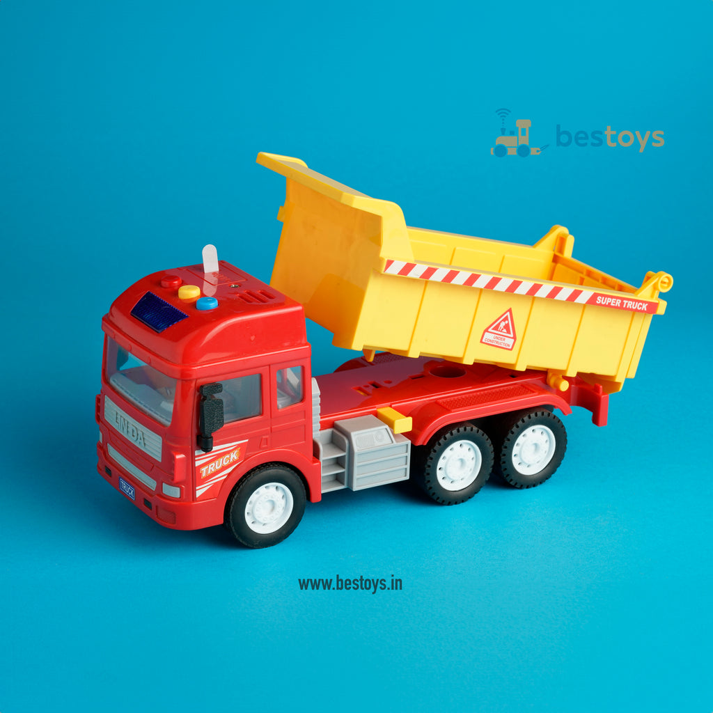 City Service Truck Series | Inertia Transport | Light & Sound-Box Size: 10cmX23cmX8cm