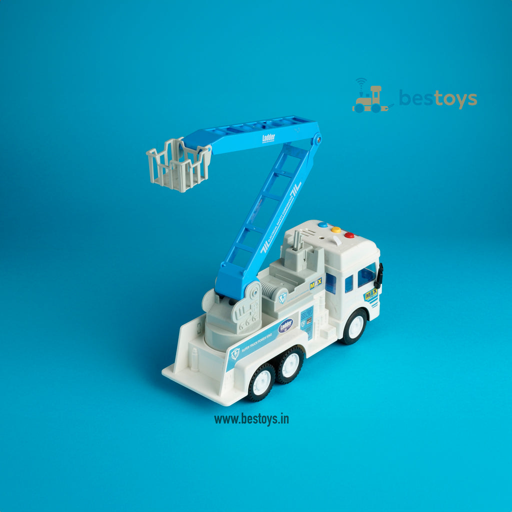 City Service Truck-Ladder Truck | Smart toy | Music & Sound | Inertia Car series