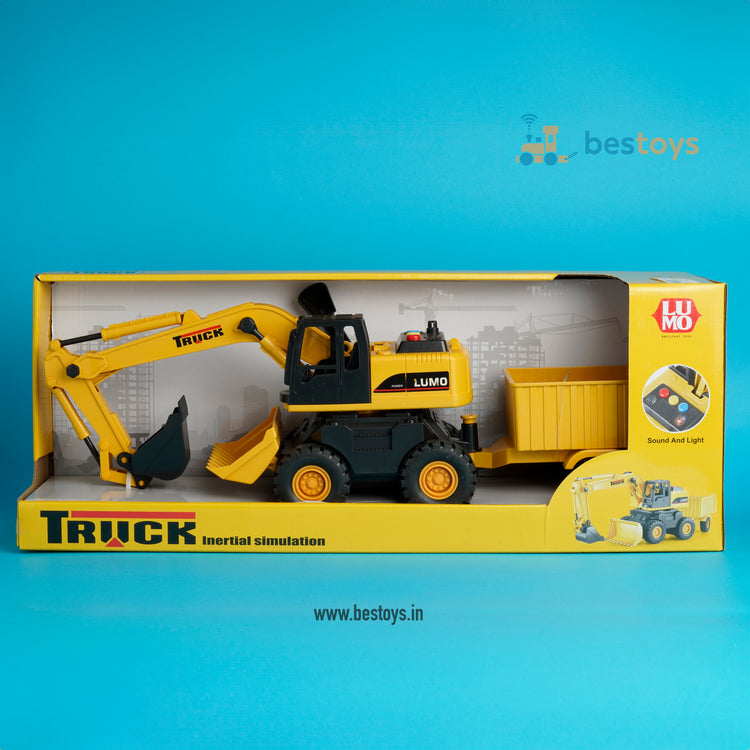 Engineering Truck-Excavator_with_loader | Smart toy | Music & Sound | Inertia Car series