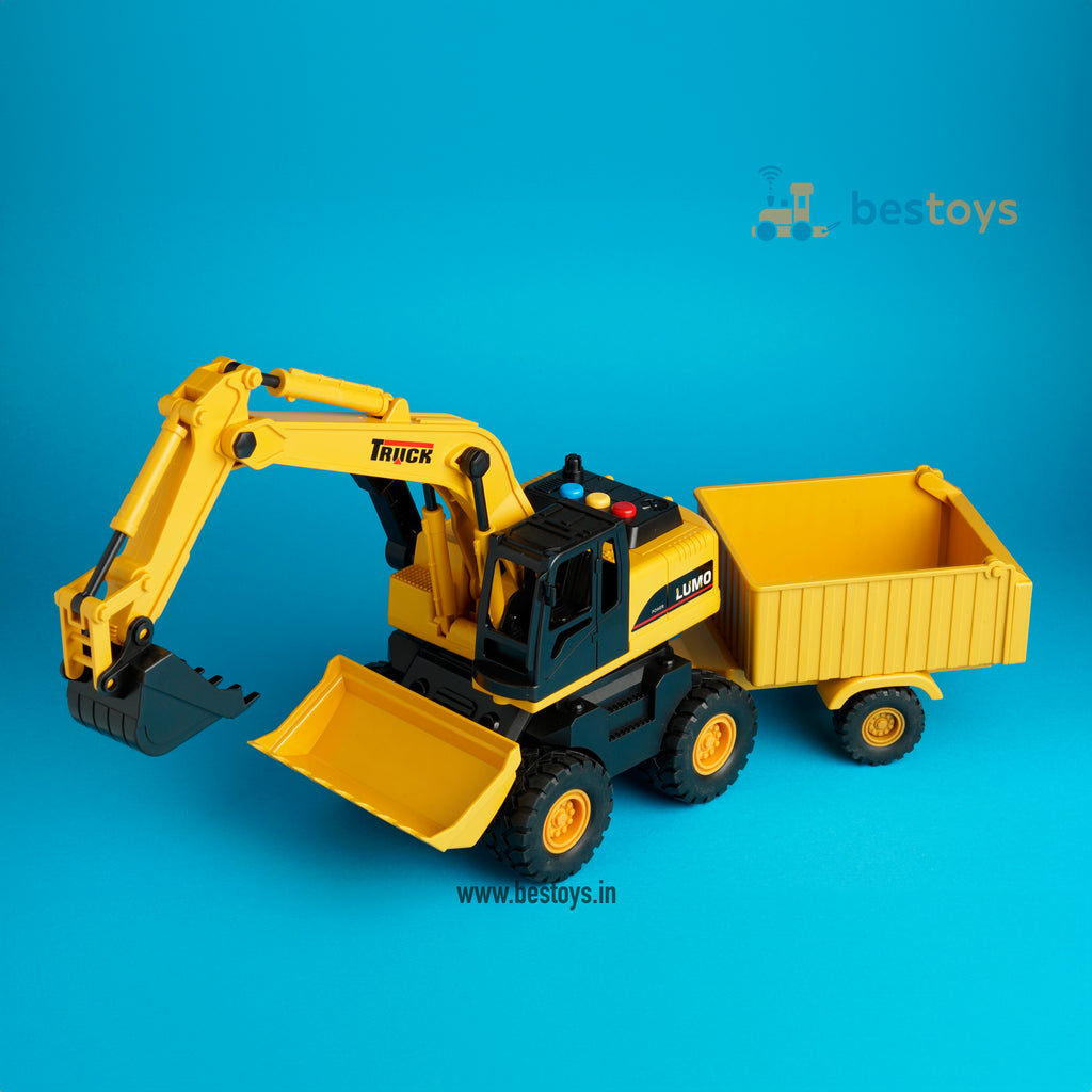 Engineering Truck-Excavator_with_loader | Smart toy | Music & Sound | Inertia Car series