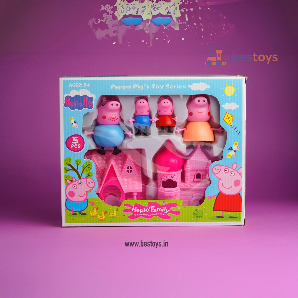 Peppa Pig & Family - House - 5Pcs