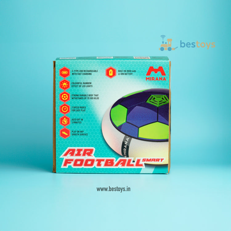 AIR Football Smart | Colorful Rainbow effects | 3 speed modes | Box Size: 19cmX19cm