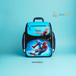 Intelligent SchoolBag |Money Bank | Spiderman Series | FingerScan Password | Box Size: 26cmX23cmX11cm