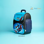 Intelligent SchoolBag |Money Bank | Spiderman Series | FingerScan Password | Box Size: 26cmX23cmX11cm