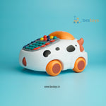 Educational Cow Telephone Car | Music | Light | Box Size: 14cmX21cmX24cm