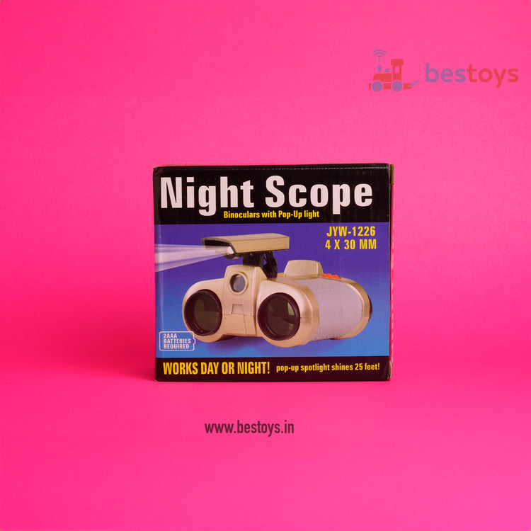 Night Scope Binocular with PopUp Lights | 4 X 30mm