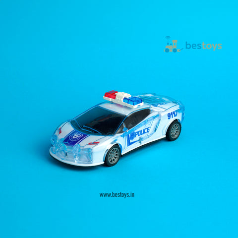 City police car- SOUND |BUMP& GO| FLASHING TOP LIGHT