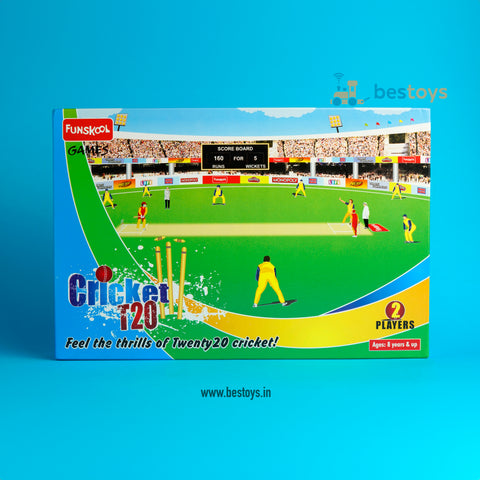 Cricket T20 |2 Players | Game Play-instruction available | Box Size: 36.5cmX24.5cm